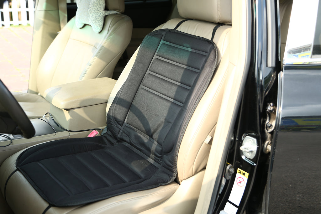 1Pc Heated Car Seat Cushion 12V Auto Seat Cover Warmer With Adjustable Temperature Controller For Cars Trucks SUV