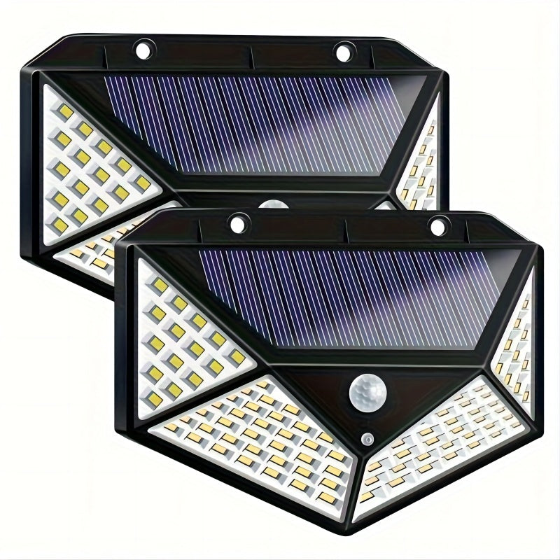 Solar Lights Outdoor Waterproof - Flood Lights With Motion Sensor, Courtyards, LED Solar Light For Streets, Courtyards,Parking Garages
