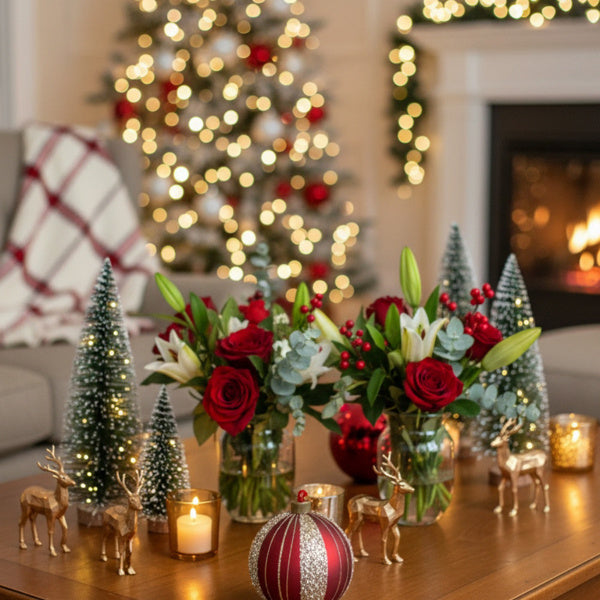 4PCS Set  Christmas Glass Ball Ornaments Holiday Tree Hanging Decorations Party Decor Supplies FBA Shipment