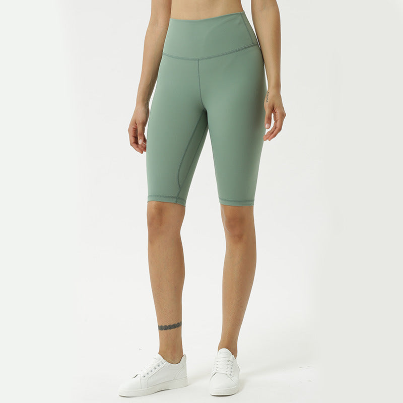 High Waist Seamless Yoga Pants - Nude Feel Compression Leggings