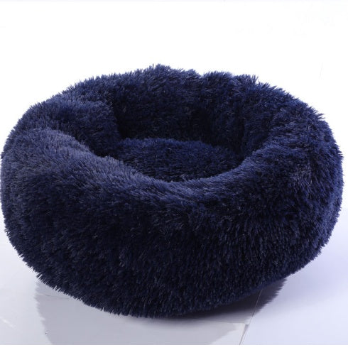 Plush Warm Dog Bed In Winter