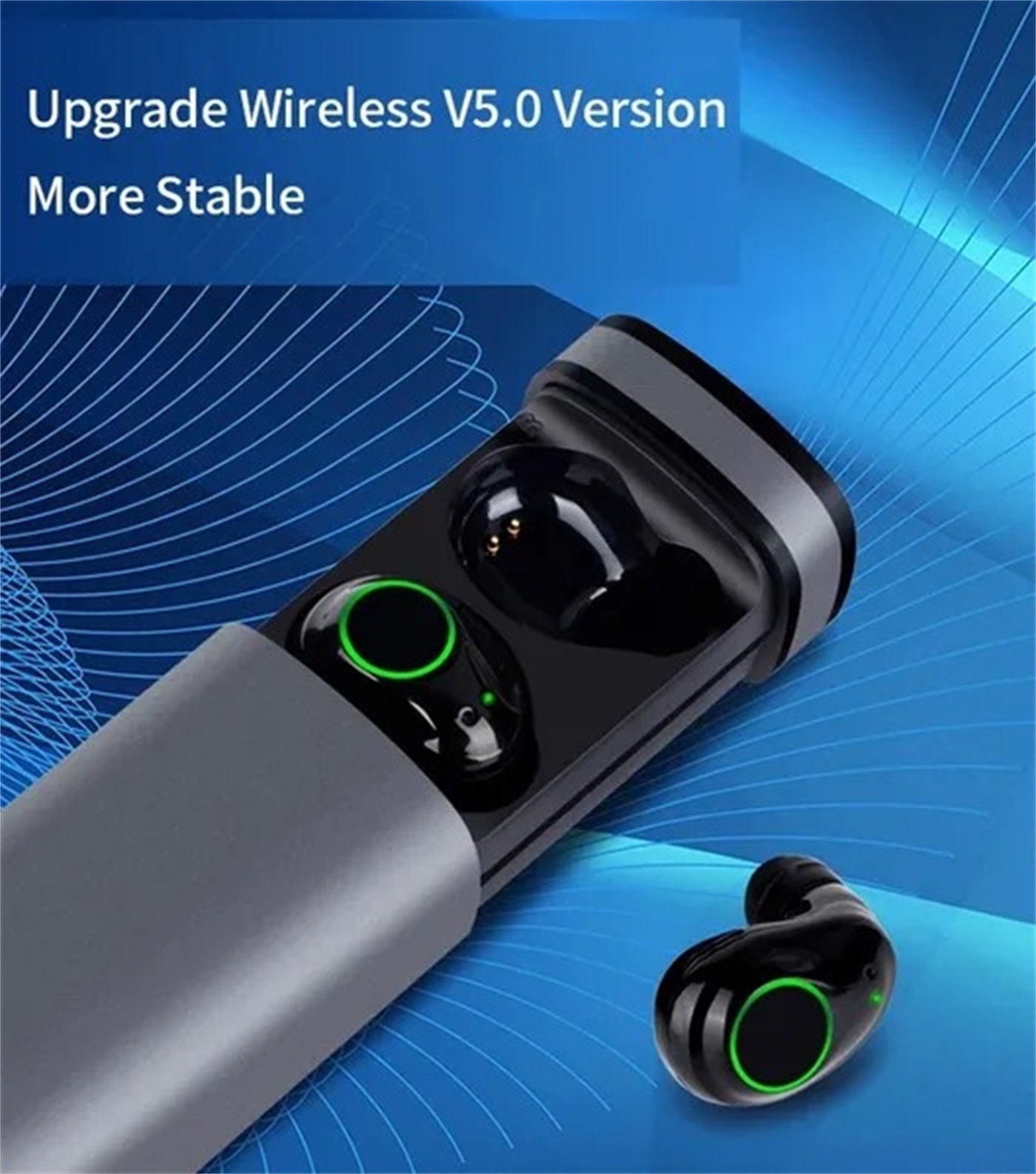 VibeWire - V5.0 Touch Earbuds With Charging Case