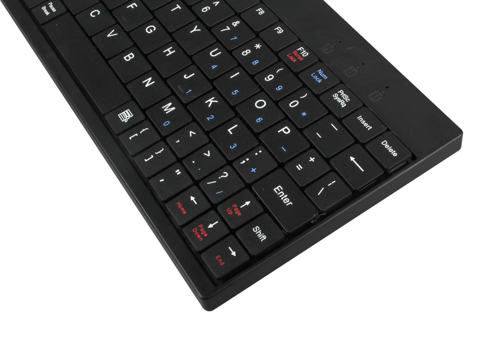 80 Keys Wired Keyboard Mini USB Connector Keyboard Portable Durable Keyboard With Carry Bag Tablet Stand For Android Window Tablet