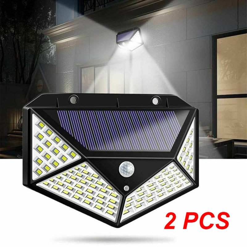 Solar Lights Outdoor Waterproof - Flood Lights With Motion Sensor, Courtyards, LED Solar Light For Streets, Courtyards,Parking Garages