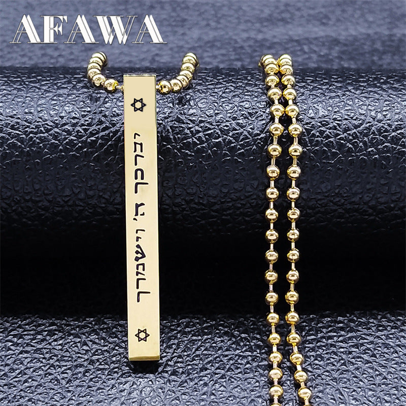 Stainless Steel Necklace Fashion Ornament